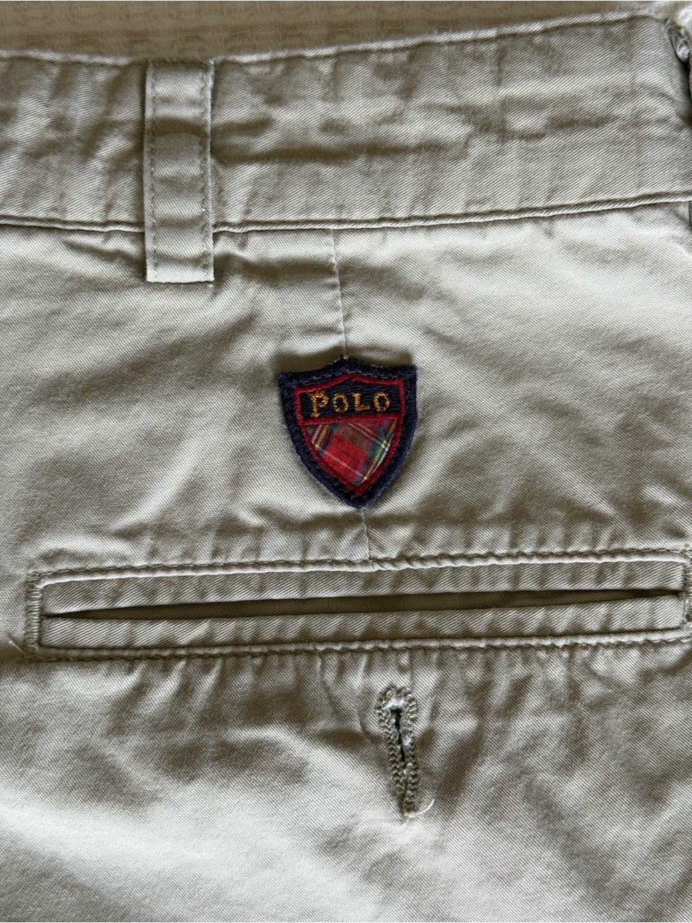 Vintage Polo Golf Pleaded Khaki Shorts lightly worn men’s 36 - Picture 4 of 7